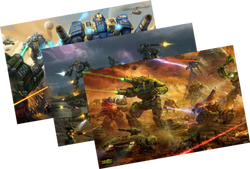 BattleTech - Mercenaries 3-Pack Poster Set (Kickstarter) (Online Order Only)