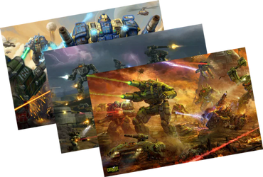 BattleTech - Mercenaries 3-Pack Poster Set (Kickstarter) (Online Order Only)