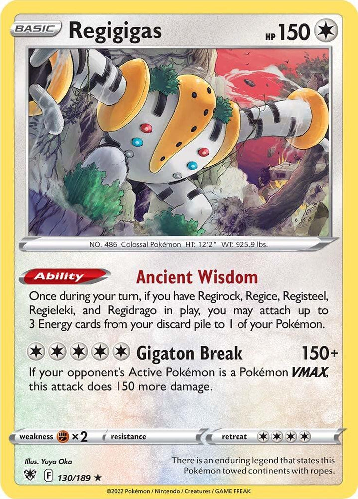 Regigigas (130/189) [Sword & Shield: Astral Radiance] (Online Only)