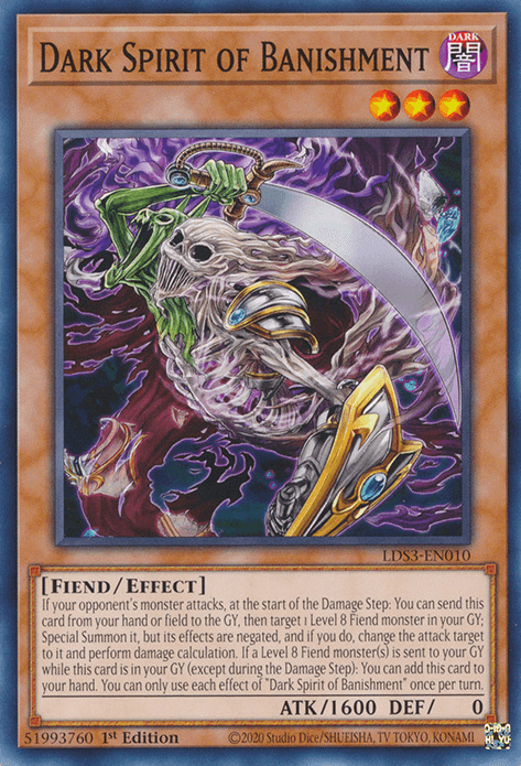Dark Spirit of Banishment [LDS3-EN010] Common (ONLINE ORDER ONLY)