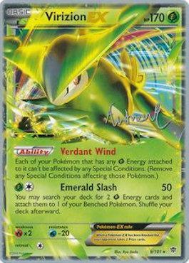 Virizion EX (9/101) (Emerald King - Andrew Estrada) [World Championships 2014] (Online Only)