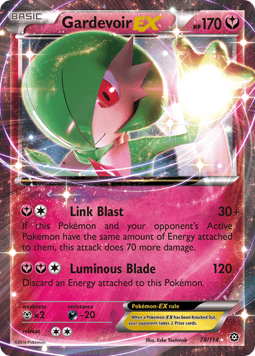 Gardevoir EX (78/114) [XY: Steam Siege] (Online Only)