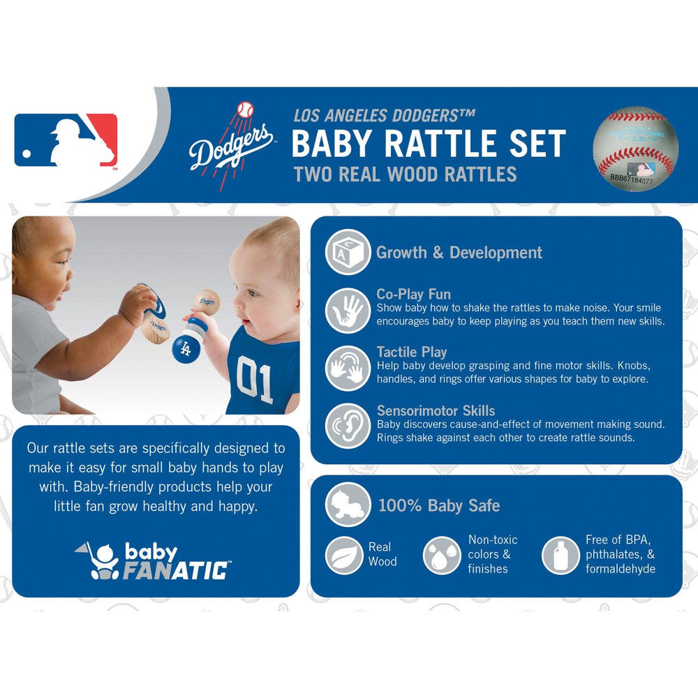Los Angeles Dodgers - Baby Rattles 2-Pack (ONLINE ORDER ONLY)