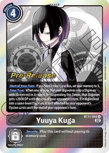 Yuuya Kuga [BT11-093] [Dimensional Phase Pre-Release Promos] (ONLINE ORDER ONLY)