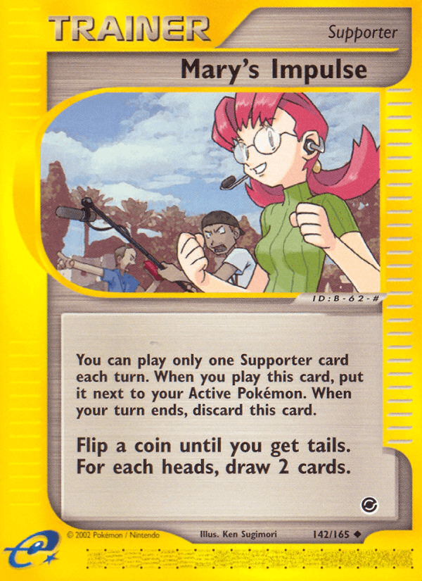 Mary's Impulse (142/165) [Expedition: Base Set] (Online Only)