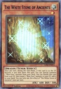 The White Stone of Ancients (Blue) [LDS2-EN013] Ultra Rare (ONLINE ORDER ONLY)