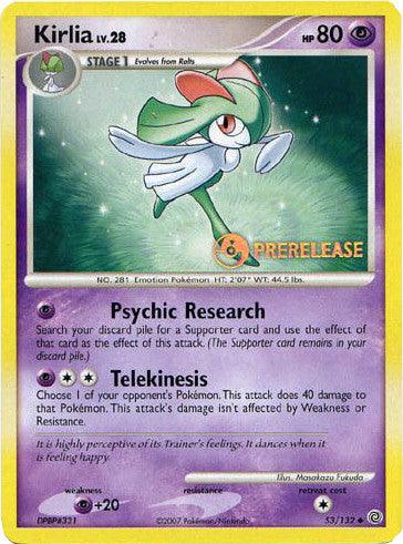 Kirlia (53/132) (Prerelease Promo) [Diamond & Pearl: Black Star Promos] (Online Only)