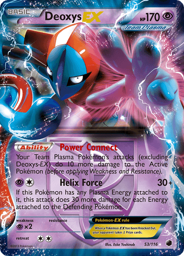 Deoxys EX (53/116) [Black & White: Plasma Freeze] (Online Only)