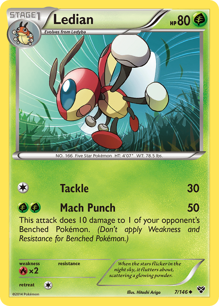 Ledian (7/146) [XY: Base Set] (Online Only)