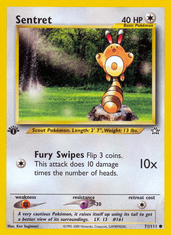 Sentret (71/111) [Neo Genesis 1st Edition] (Online Only)