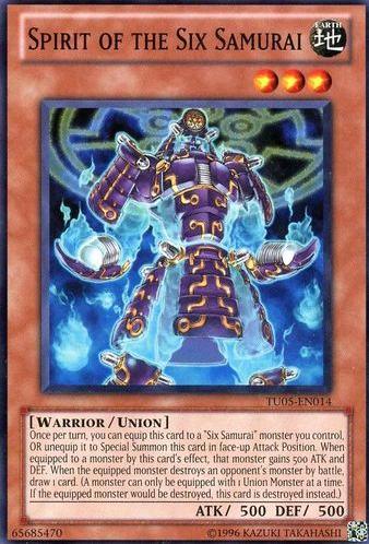 Spirit of the Six Samurai [TU05-EN014] Common (ONLINE ORDER ONLY)