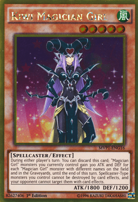 Kiwi Magician Girl [MVP1-ENG16] Gold Rare (ONLINE ORDER ONLY)