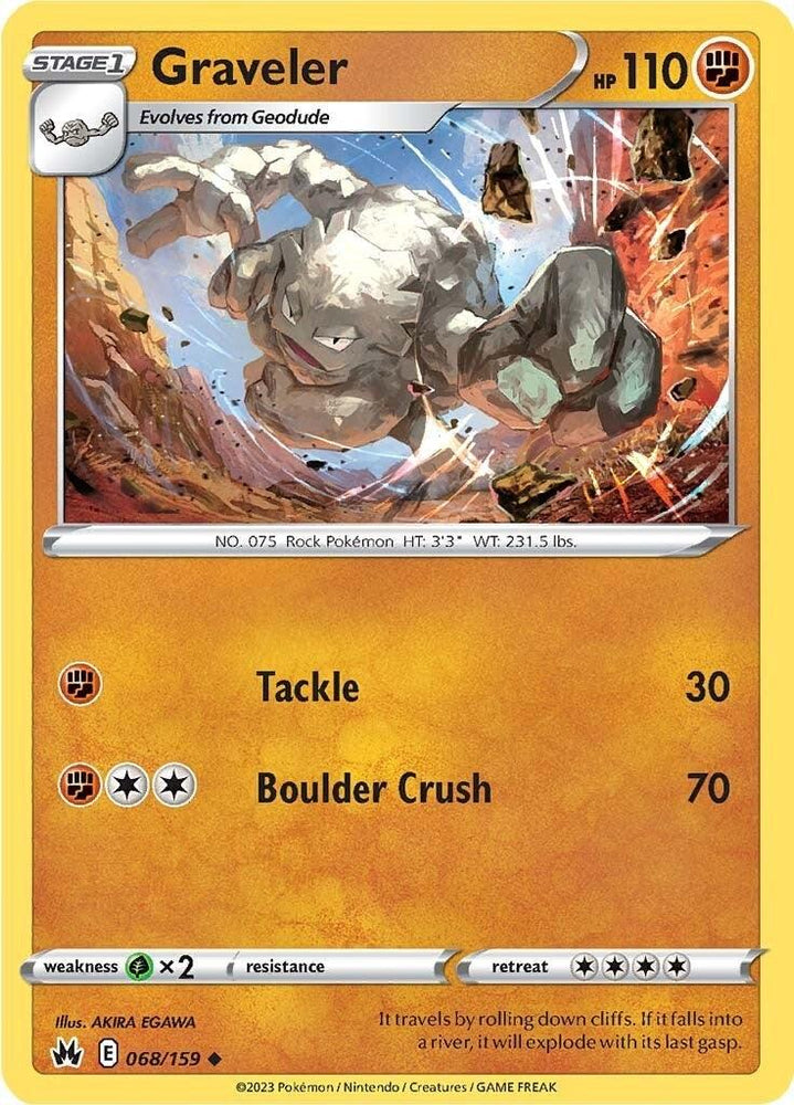 Graveler (068/159) [Sword & Shield: Crown Zenith] (Online Only)