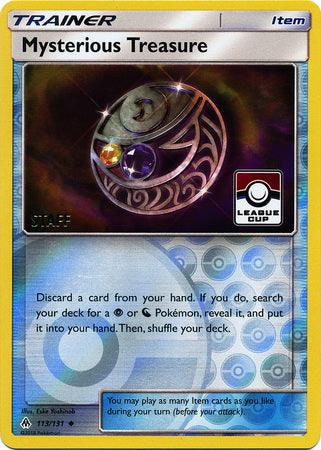 Mysterious Treasure (113/131) (League Promo Staff) [Sun & Moon: Forbidden Light] (Online Only)