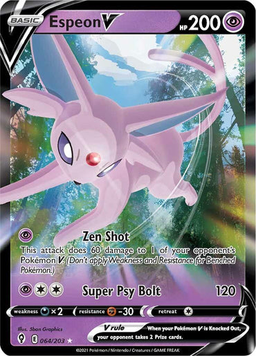 Espeon V (064/203) [Sword & Shield: Evolving Skies] (Online Only)