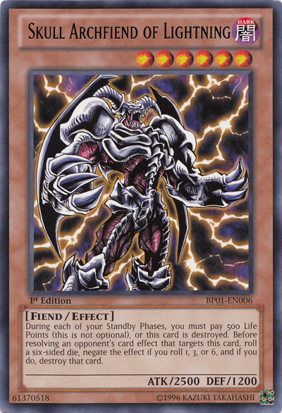Skull Archfiend of Lightning [BP01-EN006] Rare (ONLINE ORDER ONLY)