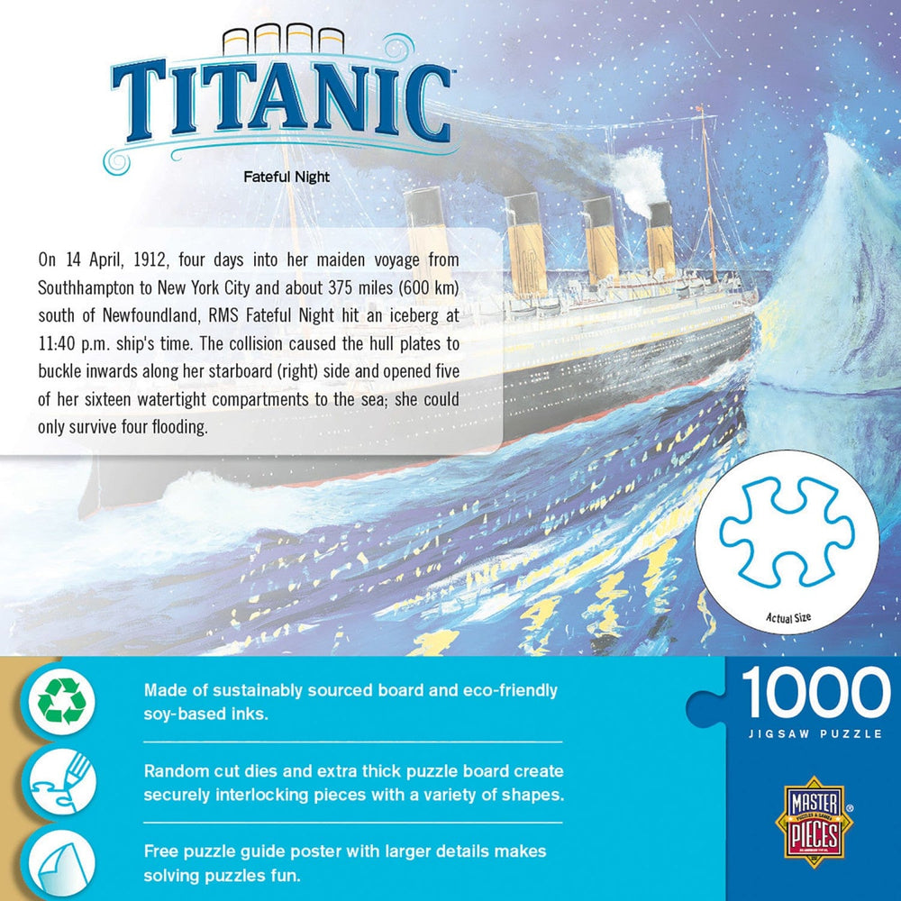 Titanic - Fateful Night 1000 Piece Jigsaw Puzzle (ONLINE ORDER ONLY)
