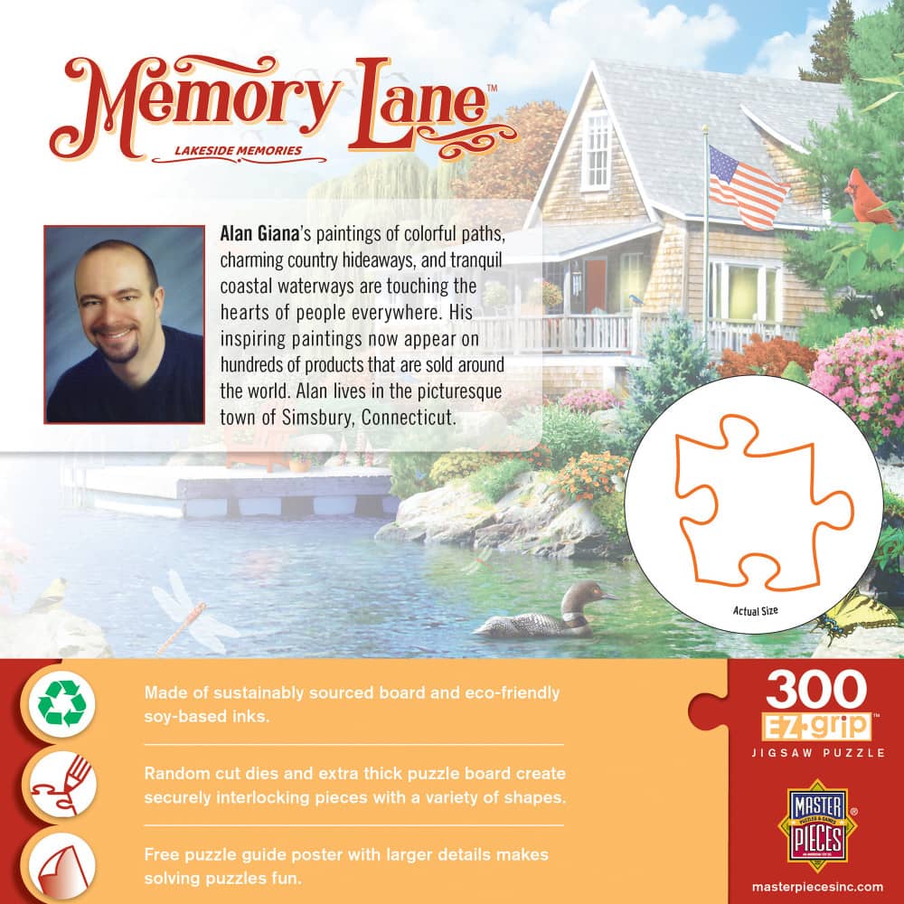 Memory Lane - Lakeside Memories 300 Piece EZ Grip Jigsaw Puzzle