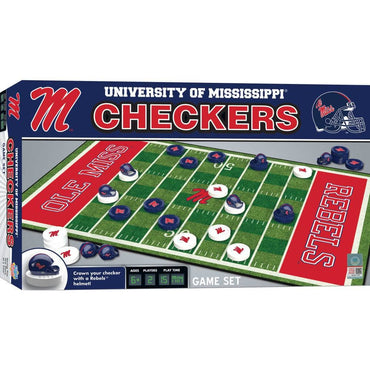 Ole Miss Rebels Checkers Board Game (ONLINE ORDER ONLY)