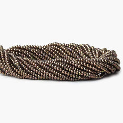 Eggplant Center Drill Button Freshwater Pearl (ONLINE ORDER ONLY)