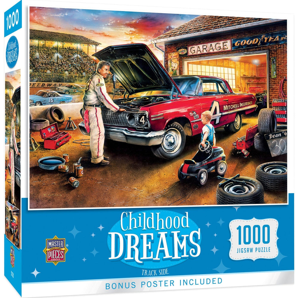 Childhood Dreams - Track Side 1000 Piece Jigsaw Puzzle (ONLINE ORDER ONLY)