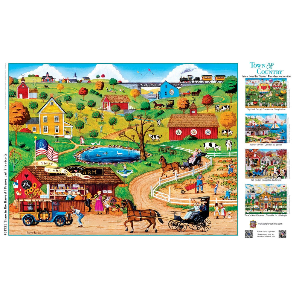 Town & Country - Share in the Harvest 300 Piece EZ Grip Jigsaw Puzzle (ONLINE ORDER ONLY)