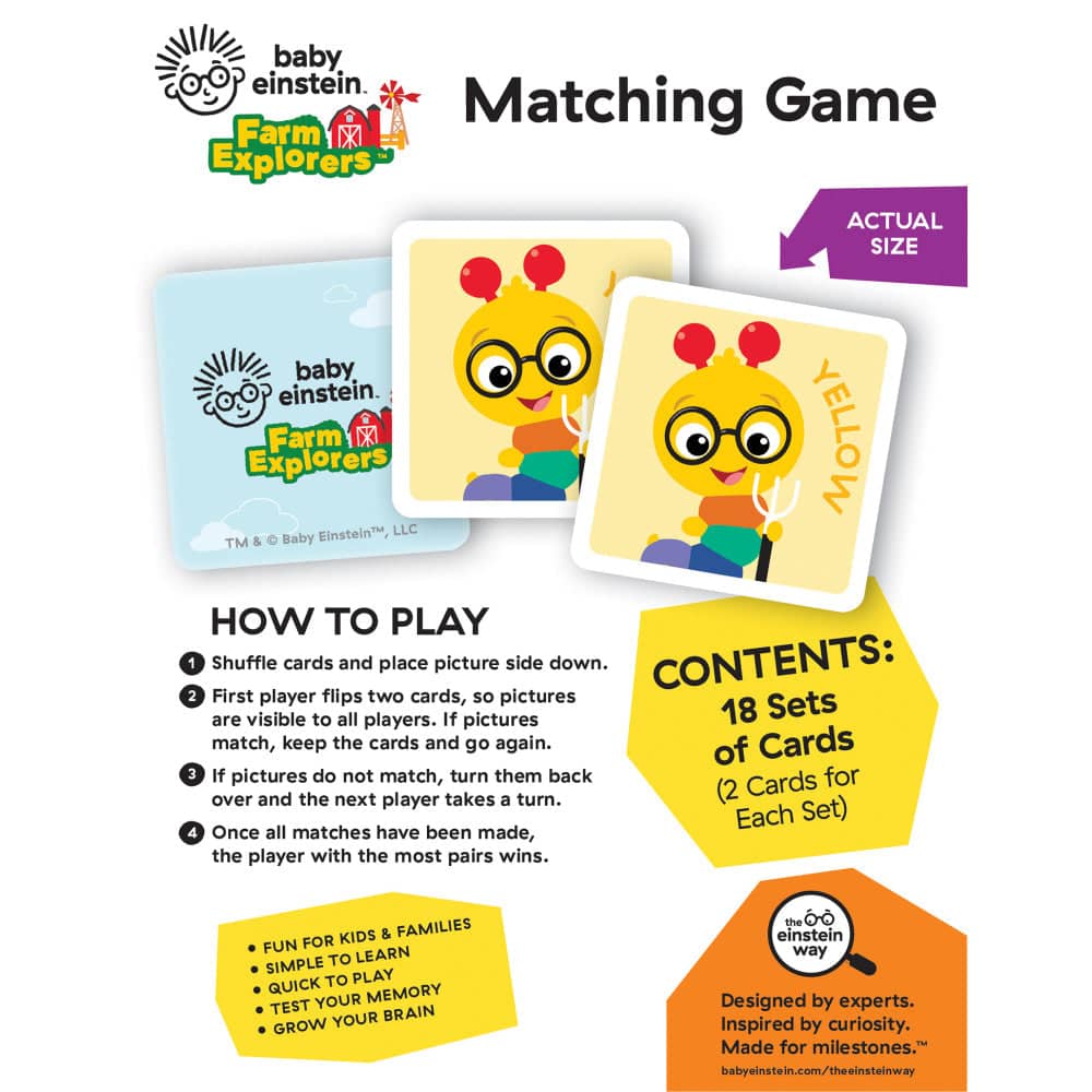 Baby Einstein Matching Game (ONLINE ORDER ONLY)