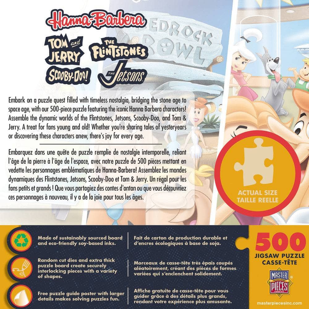 Cartoons - Hanna-Barbera Classics 500 Piece Puzzle (ONLINE ORDER ONLY)