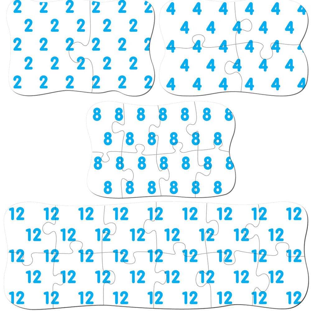 123's - Educational 4-Pack Jigsaw Puzzles (ONLINE ORDER ONLY)