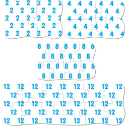 123's - Educational 4-Pack Jigsaw Puzzles (ONLINE ORDER ONLY)