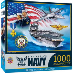America's Navy - Anchors Away 1000 Piece Jigsaw Puzzle (ONLINE ORDER ONLY)