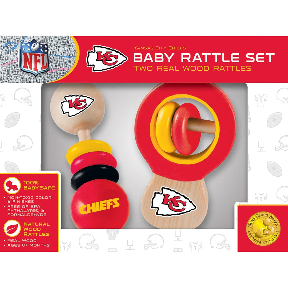 Kansas City Chiefs - Baby Rattles 2-Pack (ONLINE ORDER ONLY)