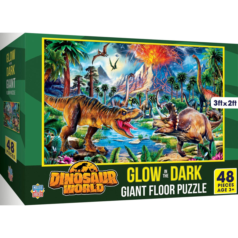 Glow in the Dark - Dinosaur World 48 Piece Floor Jigsaw Puzzle (ONLINE ORDER ONLY)