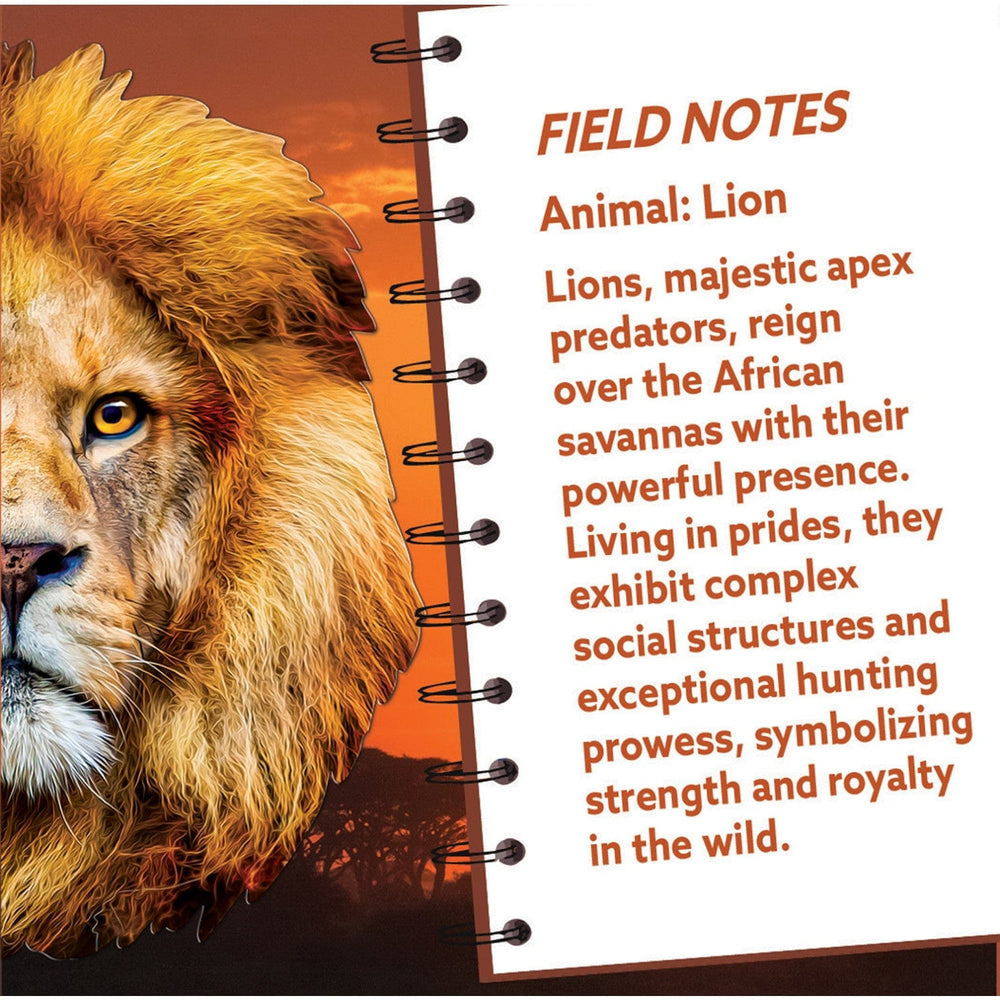 Lion 100 Piece Shaped Jigsaw Puzzle (ONLINE ORDER ONLY)
