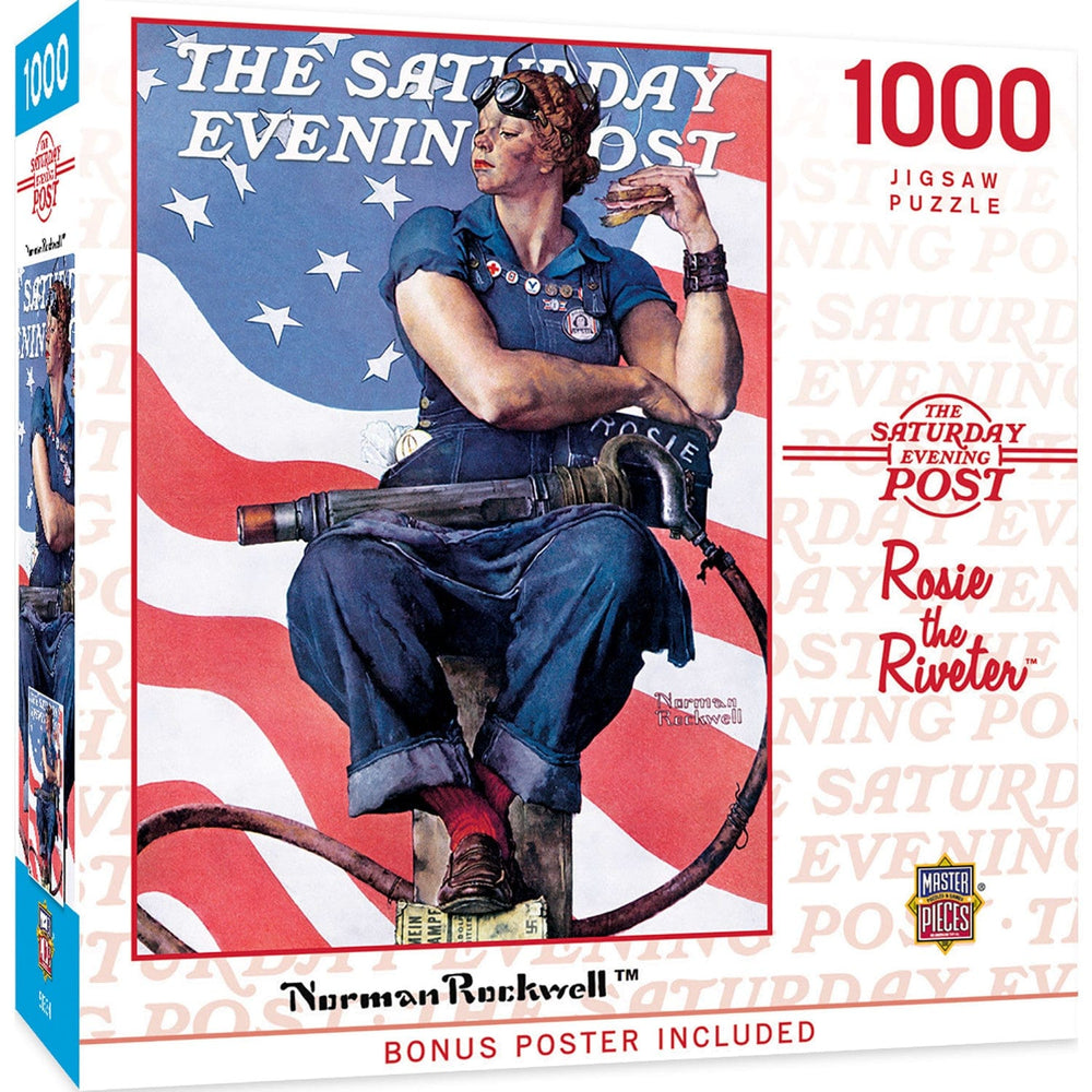 Saturday Evening Post - Rosie the Riveter 1000 Piece Jigsaw Puzzle (ONLINE ORDER ONLY)