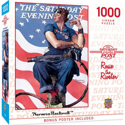 Saturday Evening Post - Rosie the Riveter 1000 Piece Jigsaw Puzzle (ONLINE ORDER ONLY)
