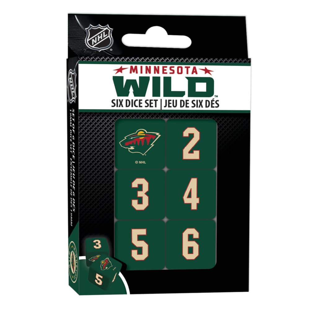 Minnesota Wild Dice Set - 19mm
