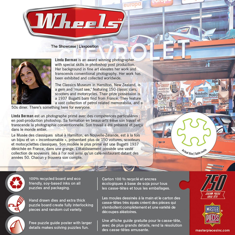 Wheels - The Showcase 750 Piece Jigsaw Puzzle (ONLINE ORDER ONLY)