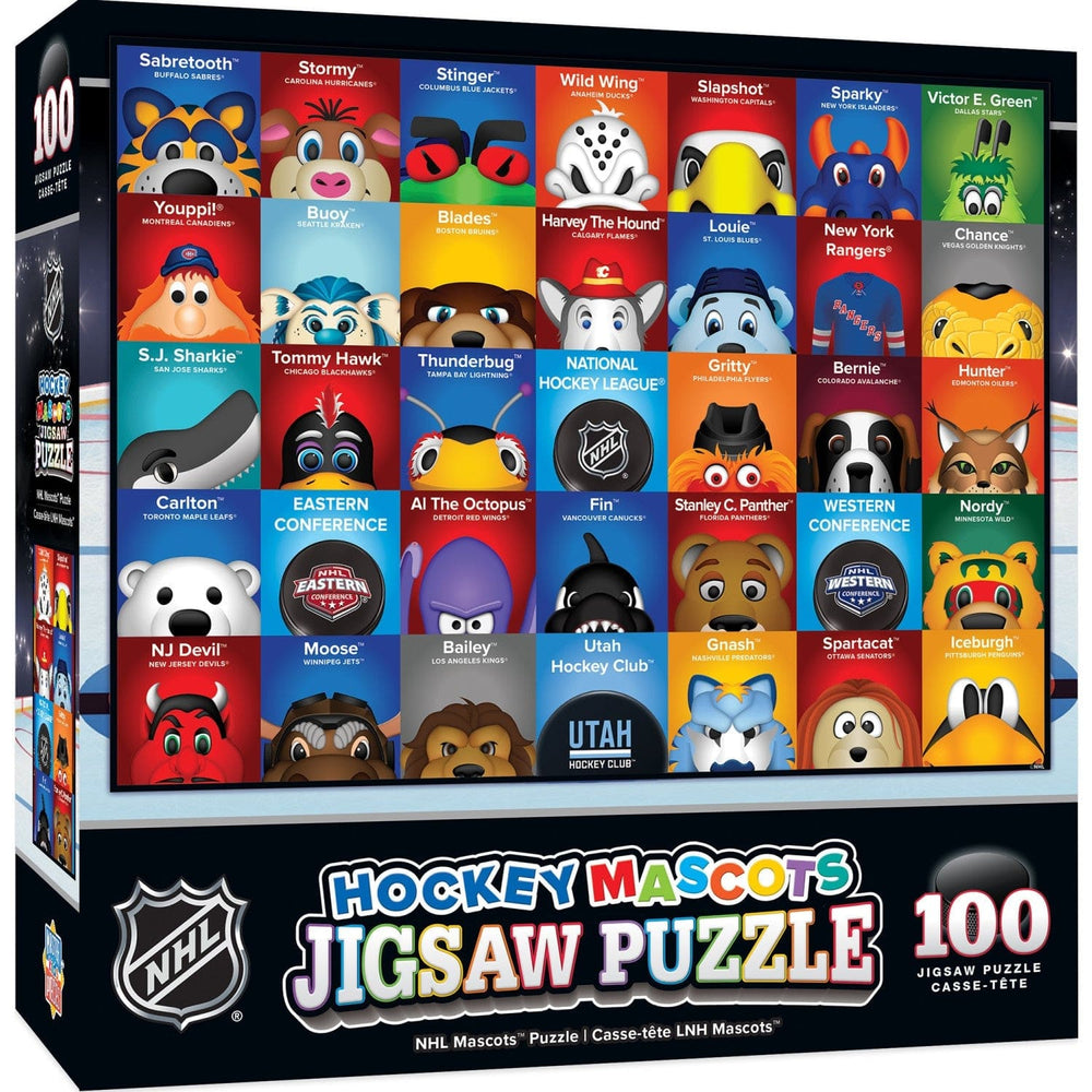 NHL Mascots 100 Piece Jigsaw Puzzle (ONLINE ORDER ONLY)
