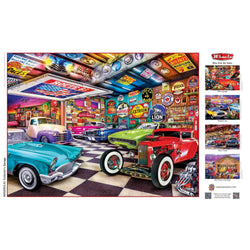 Wheels - Collector's Garage 750 Piece Jigsaw Puzzle (ONLINE ORDER ONLY)