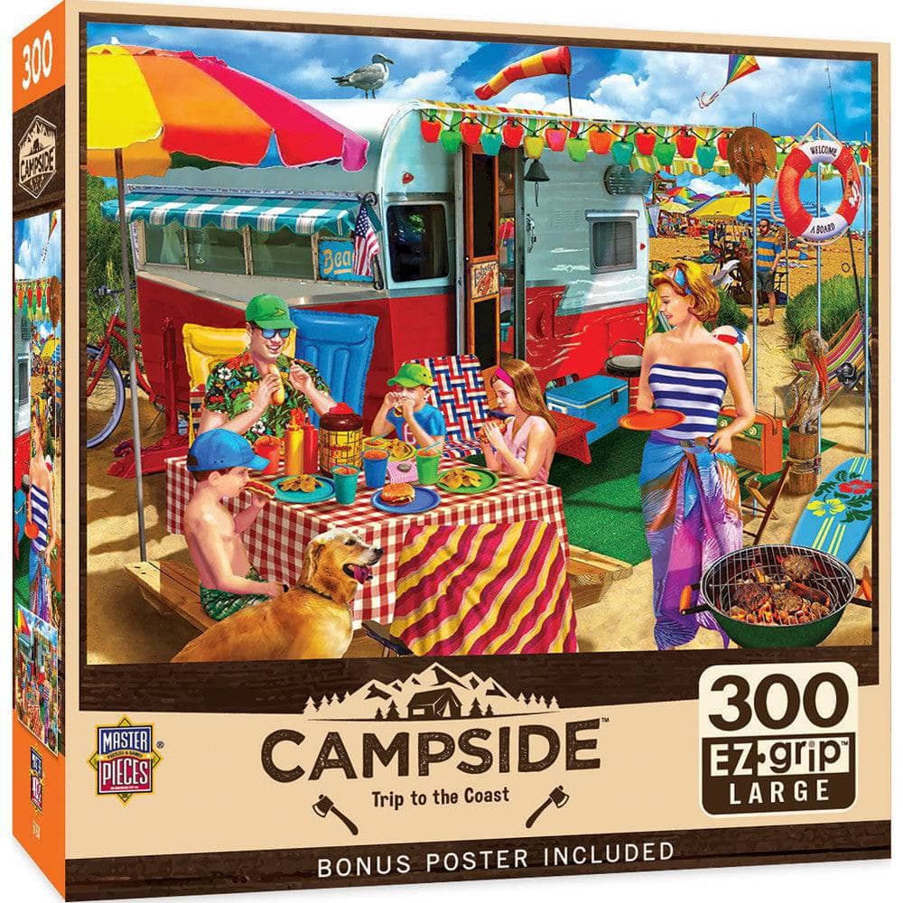 Campside - Trip to the Coast 300 Piece EZ Grip Jigsaw Puzzle (ONLINE ORDER ONLY)