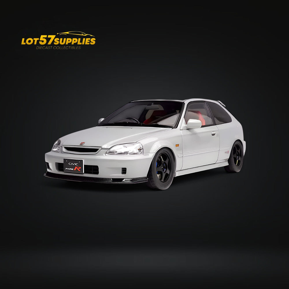 MOTORHELIX Honda Civic Type-R EK9 Nardo Grey With SW388 Wheels 1:18 (ONLINE ORDER ONLY)