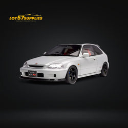 MOTORHELIX Honda Civic Type-R EK9 Nardo Grey With SW388 Wheels 1:18 (ONLINE ORDER ONLY)