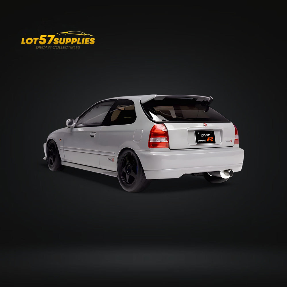 MOTORHELIX Honda Civic Type-R EK9 Nardo Grey With SW388 Wheels 1:18 (ONLINE ORDER ONLY)