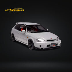 MOTORHELIX Honda Civic Type-R EK9 Nardo Grey With SW388 Wheels 1:18 (ONLINE ORDER ONLY)