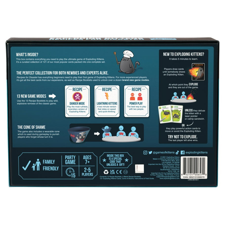 Exploding Kittens: Recipes for Disaster (ONLINE ORDER ONLY)