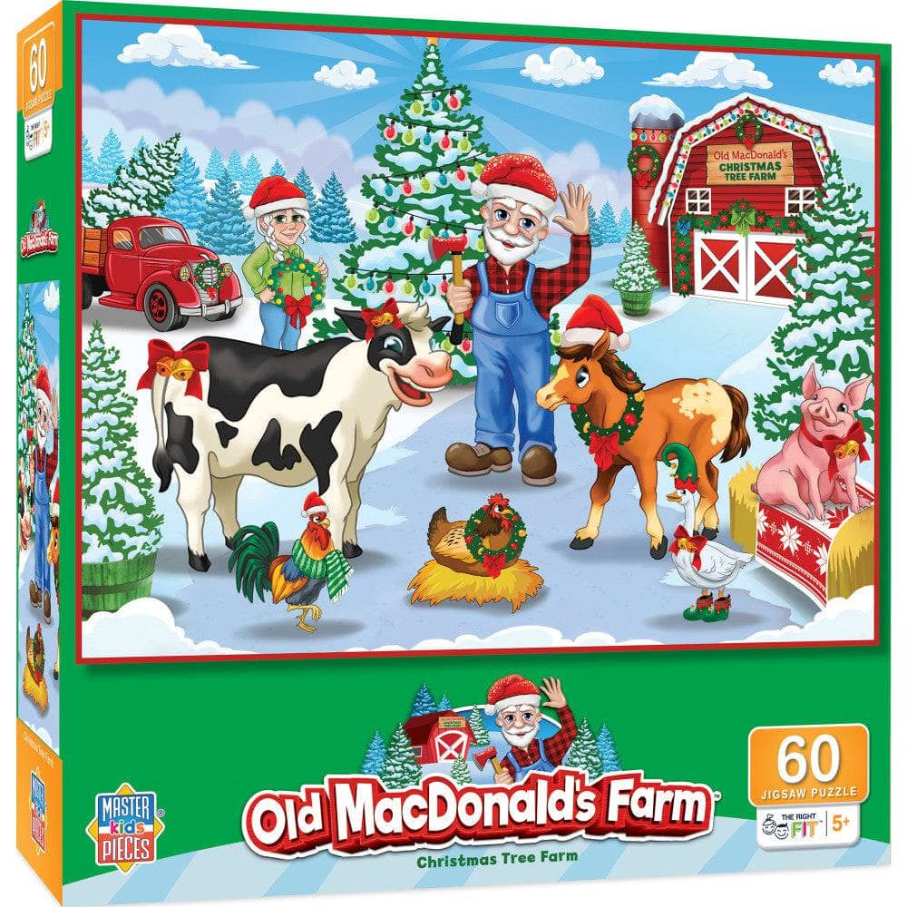 Old MacDonald's Farm - Christmas Tree Farm 60 Piece Jigsaw Puzzle (ONLINE ORDER ONLY)