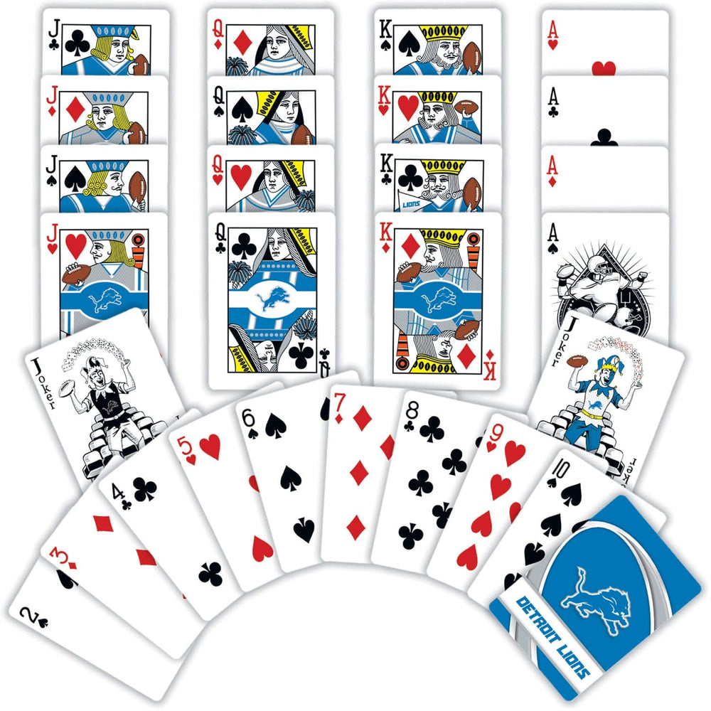 Detroit Lions Playing Cards - 54 Card Deck (ONLINE ORDER ONLY)