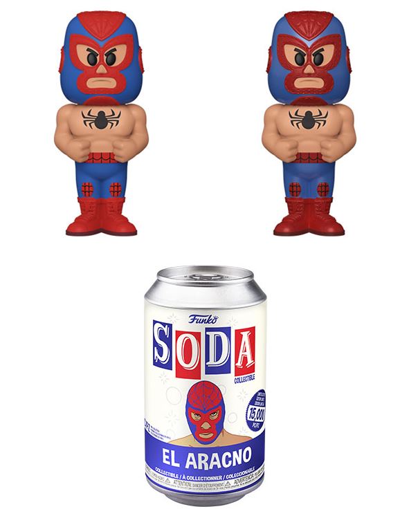Funko Vinyl SODA: Luchadores - Spider-Man Vinyl Figure (ONLINE ORDER ONLY)