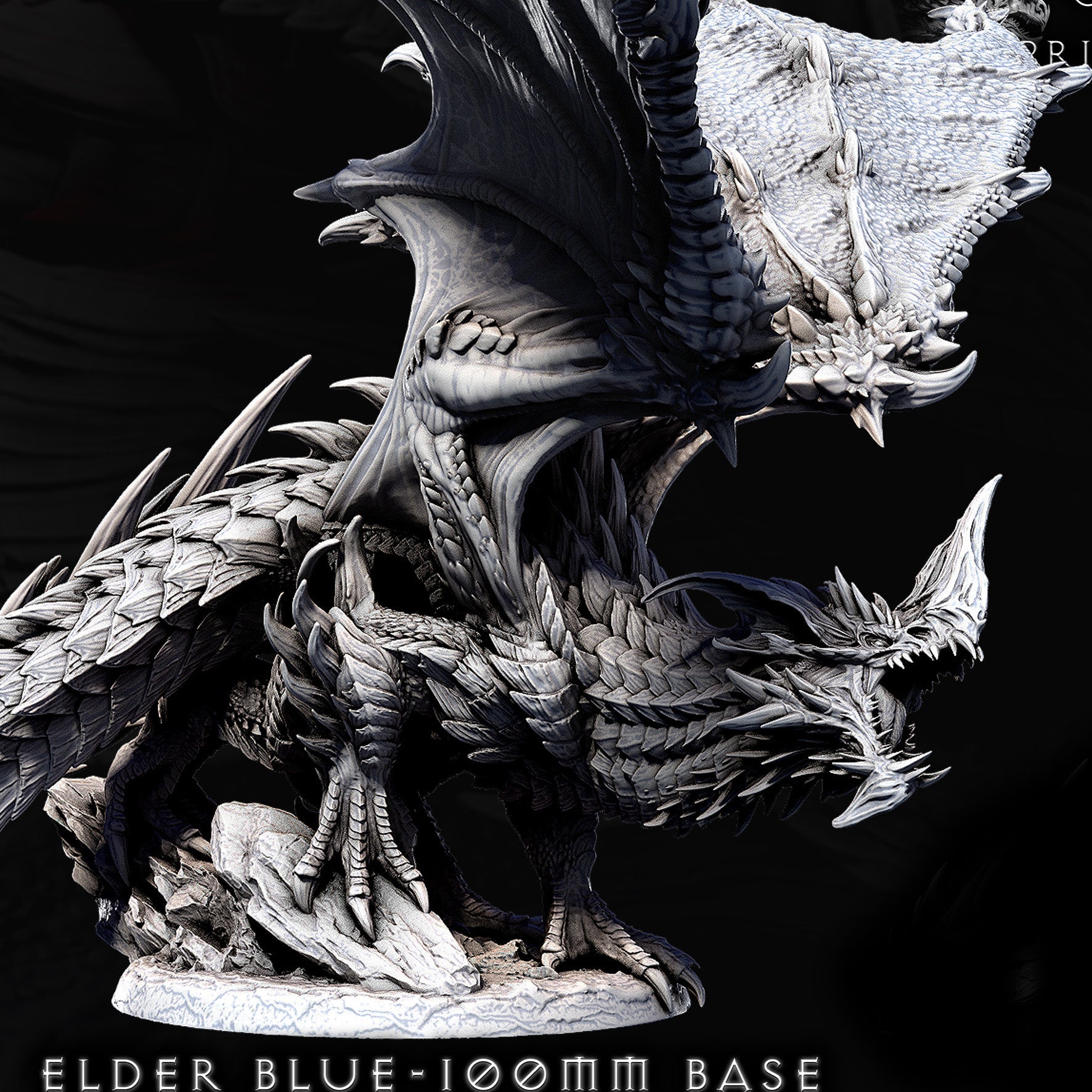 Elder Blue Dragon Miniature - Clash of the Primevals (ONLINE ORDER ONLY)